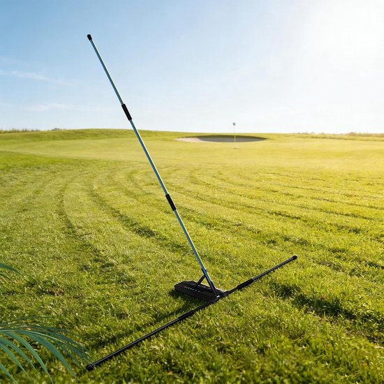 Golf Uitlijning Staven - Swing Trainer - Golf Training - Verstelbare Hoek - 44 x 12 x 4 cm - Blauw van GOLF — afbeelding 2