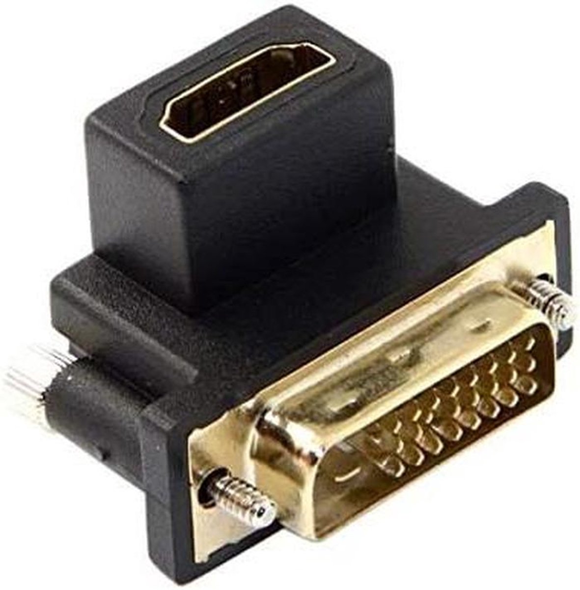 SYSTEM-S HDMI (female) to DVI (male) adapter angled