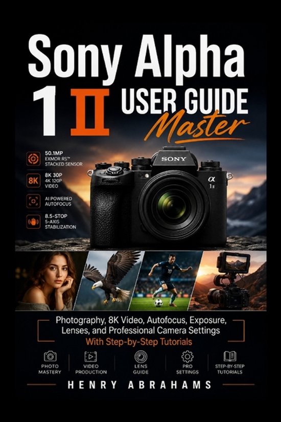 Sony Alpha 1 II User Guide - cover