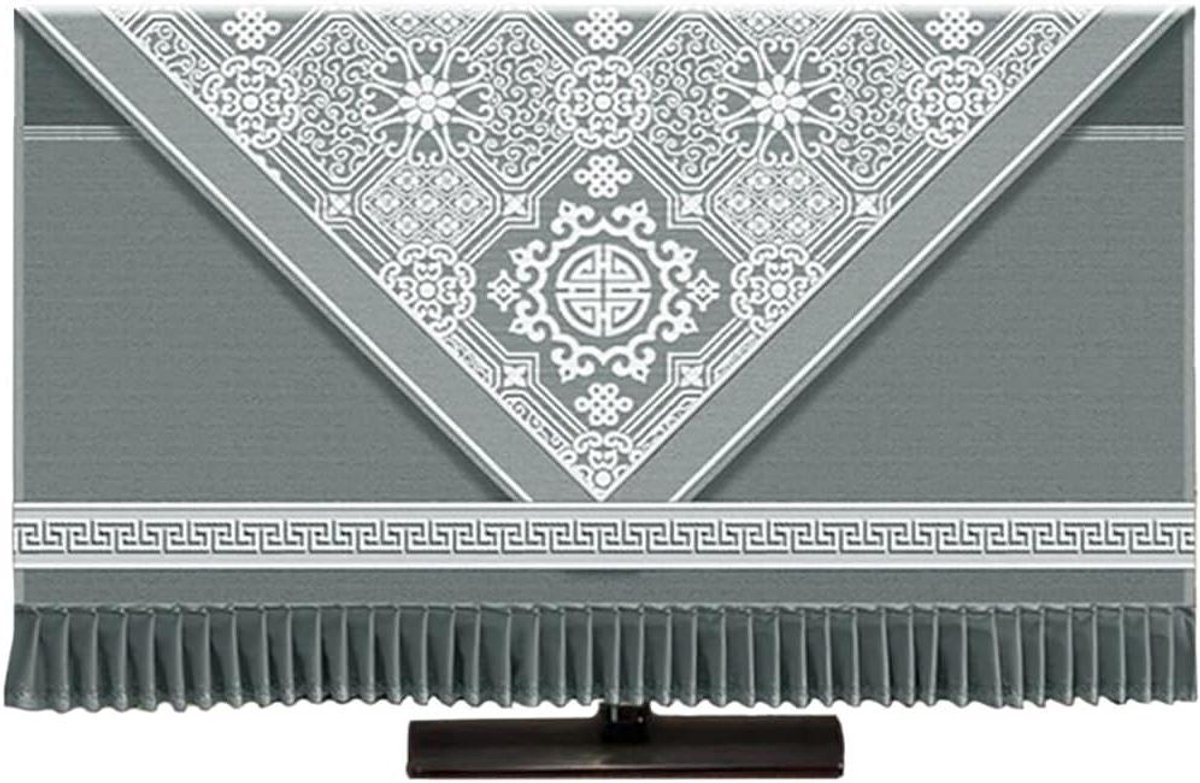TV Hoes - Scherm Beschermer - Stof Vrij Houden - Geplooide Zoom - 30-85 inch - Paars