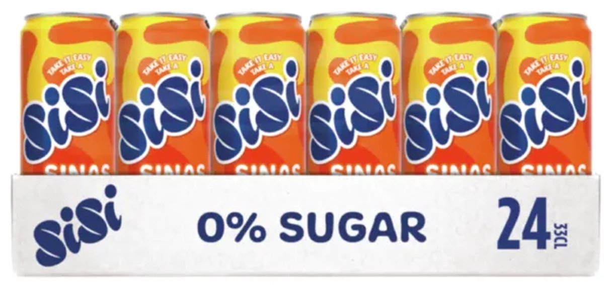 Sisi - Sinas - Zero Sugar - 24 x 330 ml - Tray