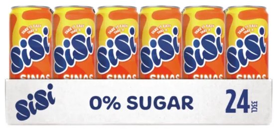 Sisi - Sinas - Zero Sugar - 24 x 330 ml - Tray