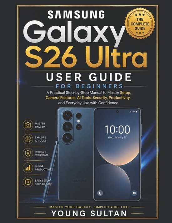 Samsung Galaxy S26 Ultra User Guide for Beginners - cover