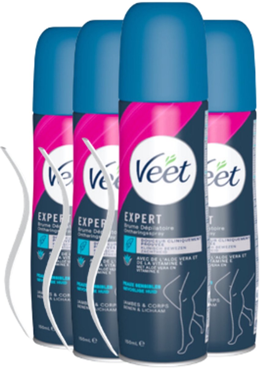 Veet - Ontharingsspray - Gevoelige Huid - Voordeelverpakking