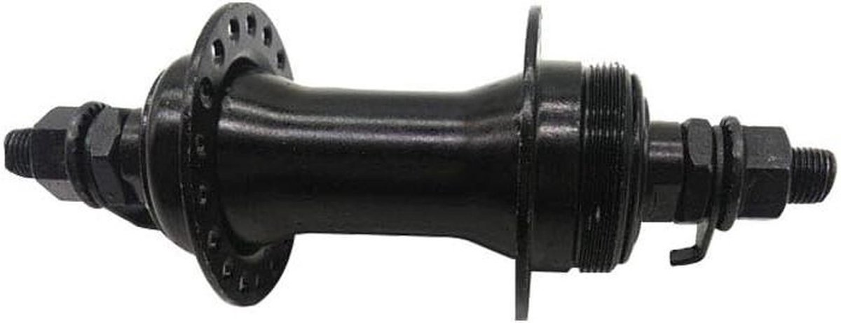 Fiets snelspanner - Fietsnaaf vervanging - Wiel montage - Ultralicht metaal - 36 gaten - Zwart