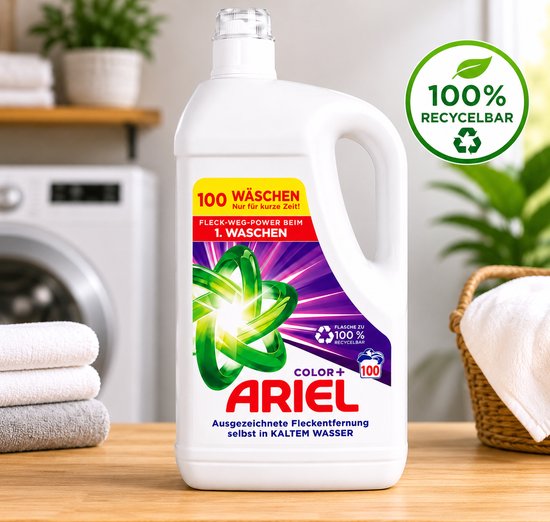 Ariel Professional Color Vloeibaar Wasmiddel - 5 Liter fles - 100 Wasbeurten - Voordeelverpakking