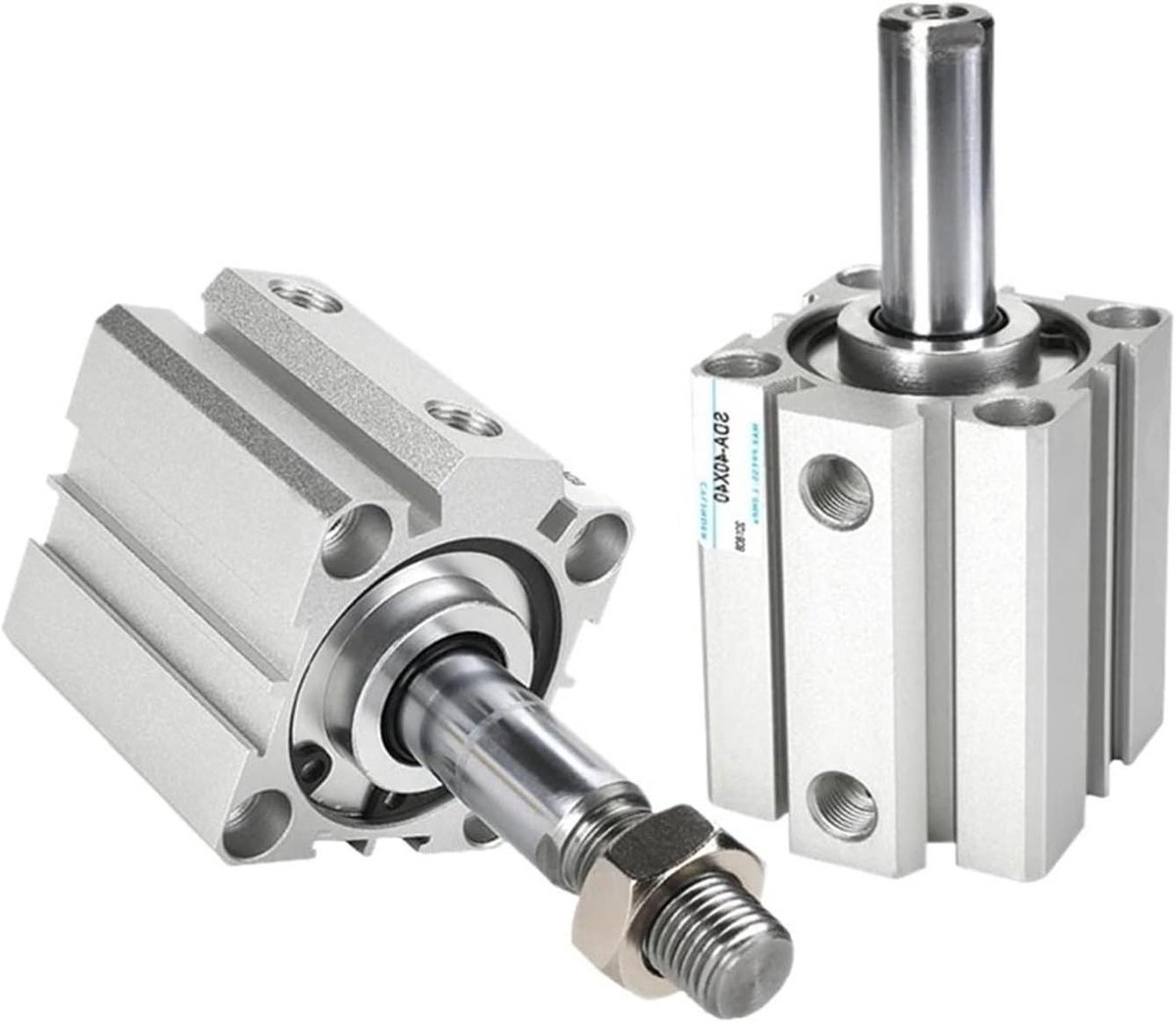 Luchtcilinder - Dubbelwerkend - Industriële Automatisering - Compact Ontwerp - 100 mm Slag - Metaal