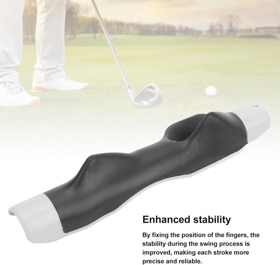 Club Hand Grip - Grip Trainer - Golf Leren - Correcte Houding - 19 cm - Zwart van Club — afbeelding 2