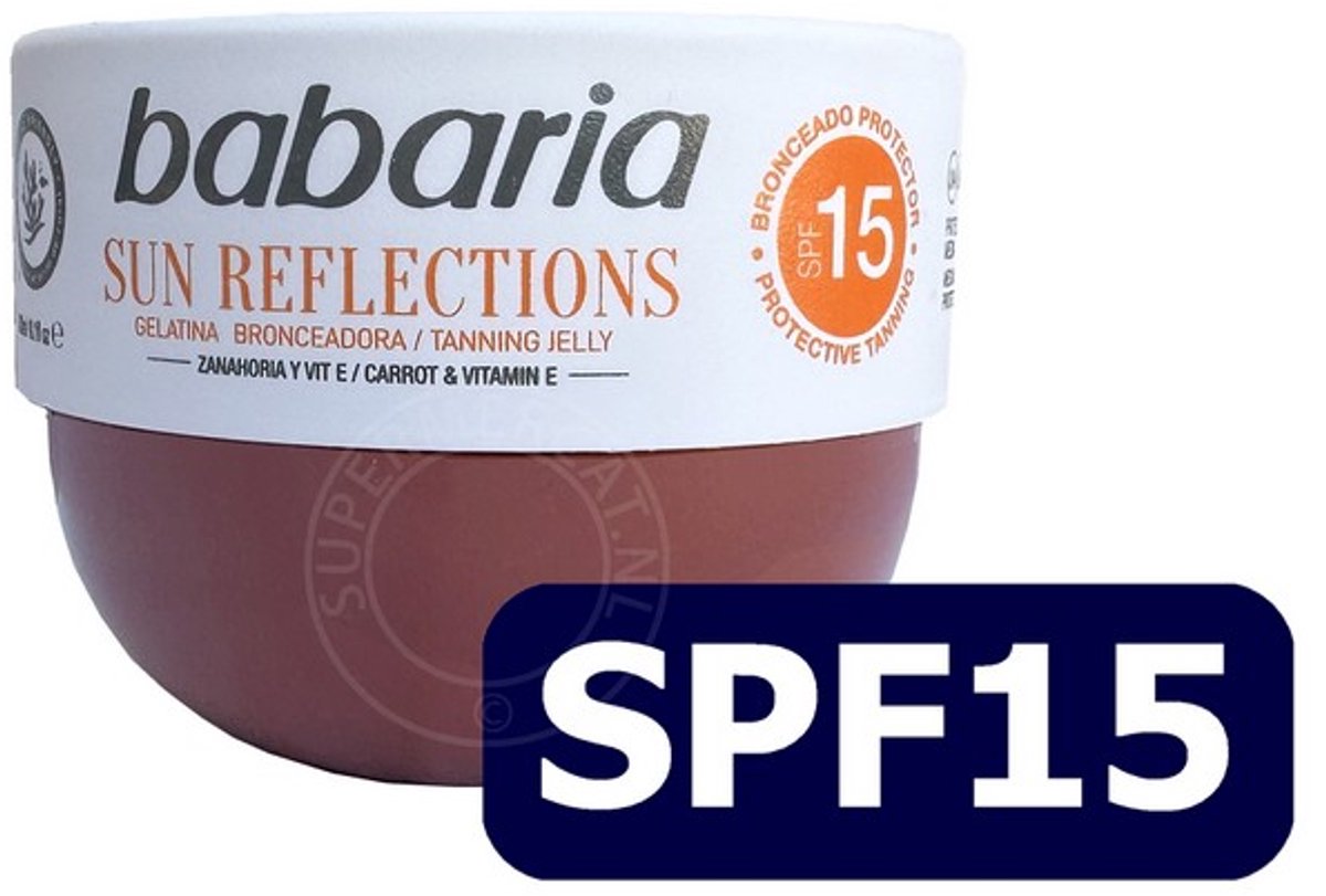 Babaria Sun Reflections Gelatina Bronceadora / Tanning Jelly SPF15 - 300ml