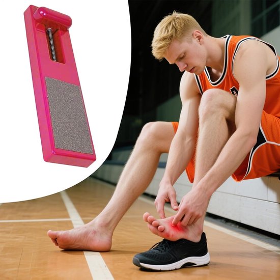 1 Stuk Roze ABS Voetboog Trainer met Antislip Voetpad, Ergonomisch Ontwerp voor Oefening van Voeten, Tenen en Voetbogen — afbeelding 2