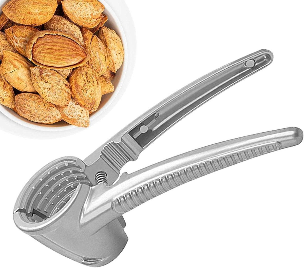 Notenkraker Tang - Zeevruchten Breker - Noten Openen - Ergonomische Grip - 175 cm - Aluminium