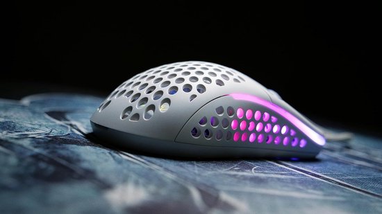 Gaming Muis - Lichte Muis - Intensief Gebruik - Modulaire Behuizing - Ultralicht - Wit — afbeelding 4