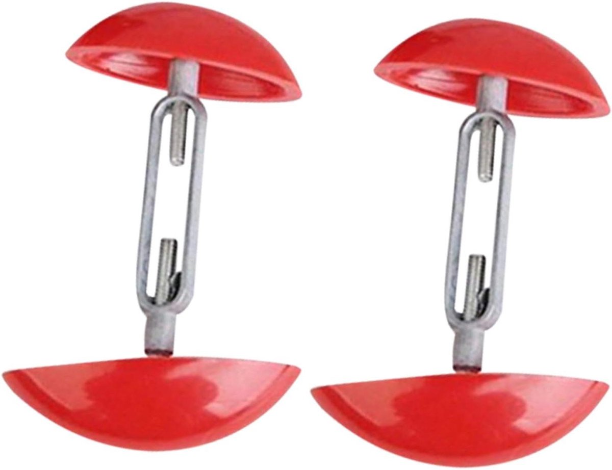 Schoenverlenger - Hoge hak - Comfortabel lopen - Verstelbaar ontwerp - 10 cm - Rood