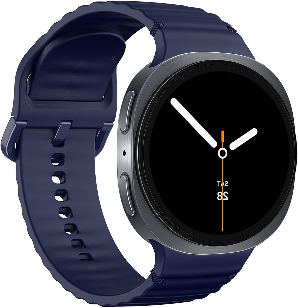 Siliconen Sportband voor Samsung Galaxy Watch 8 en 8 Classic - Snelle Bevestiging, 40mm en 46mm, Geschikt voor Mannen en Vrouwen