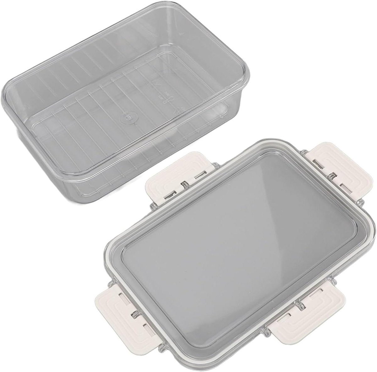 Koelkast Organizer - Keuken Opslag - Voedsel Bewaren - Luchtdichte Deksel - 24x17x7 cm - Transparant