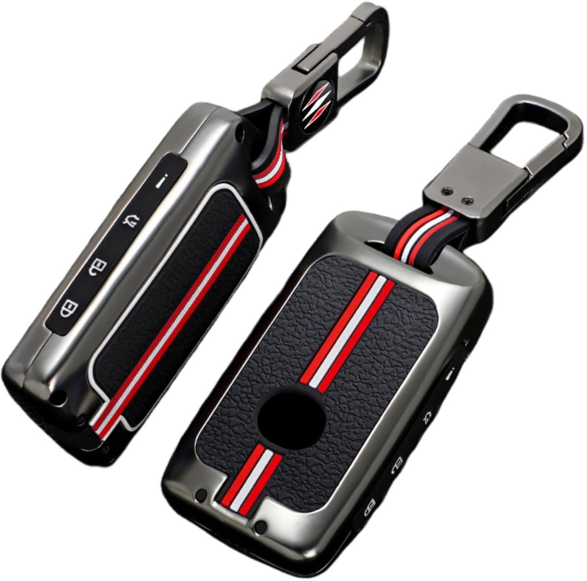 Dailygoods - Dailygoody - Zinklegering autosleutelhoes - Sleutelhangerhoesjes - Duurzaam en stijlvol - Geschikt voor Mazda - Hoge kwaliteit - Perfecte bescherming