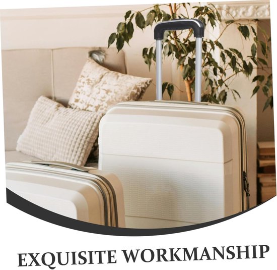 Telescoop Handvat - Koffer Handgreep - Reisbagage Reparatie - Verstelbaar Ontwerp - 72 cm - Zwart — afbeelding 5