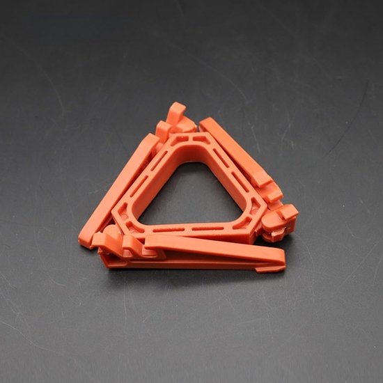 Gasbus standaard - Camping accessoire - Buiten koken - Verbeterde stabiliteit - Compact opvouwbaar - Rood — afbeelding 2