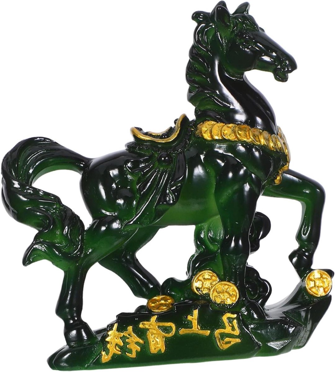 Paard Beeldje - Thee Dier - Thee Ceremonie - Kleurveranderend Effect - 12.5 cm - Groen