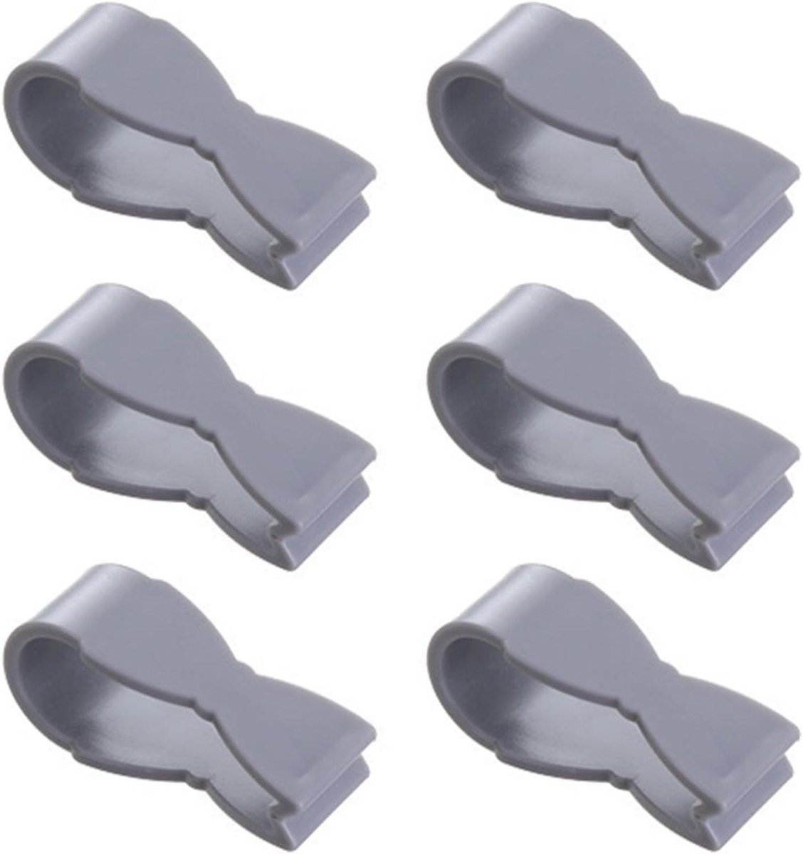 Dekbedovertrek Clips - Laken Houders - Bed Dicht Houden - Naadloze Fixatie - 6 Stuks - Wit