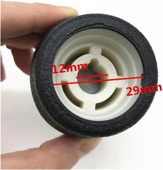 Versnellingshendelknop - Pookknop Hendel - Soepel Schakelen - Duurzaam ABS Materiaal - 12 mm Gatdiameter - Matzwart — afbeelding 3
