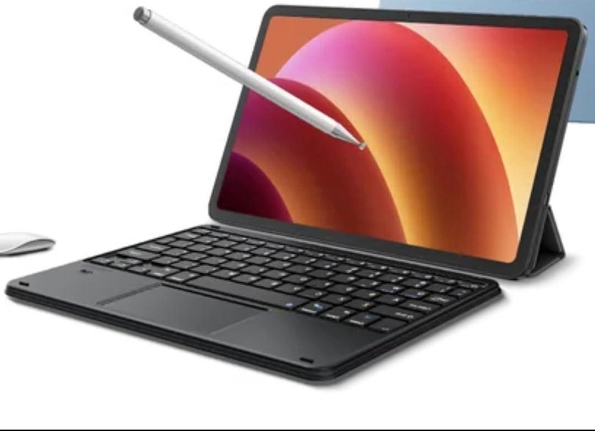Tablet 12 inch - 2K IPS - Productief Werken - Groot Geheugen - 12 GB RAM - Zwart
