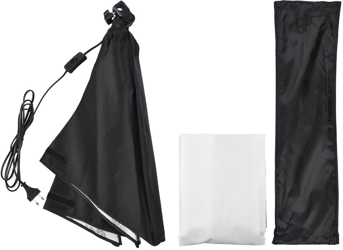 Dailygoods - Dailygoody - Fotografieverlichting - Softbox-set - Draagbaar ontwerp - Groot formaat - Lichtbakfotografie - Eenvoudig op te zetten - Geschikt voor fot...