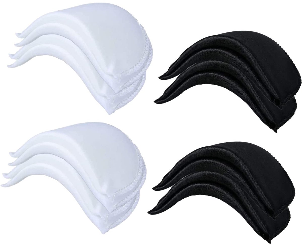 Dailygoods - Gevoerde Bandjes voor Naaien van Schuimrubber, 8 Paar