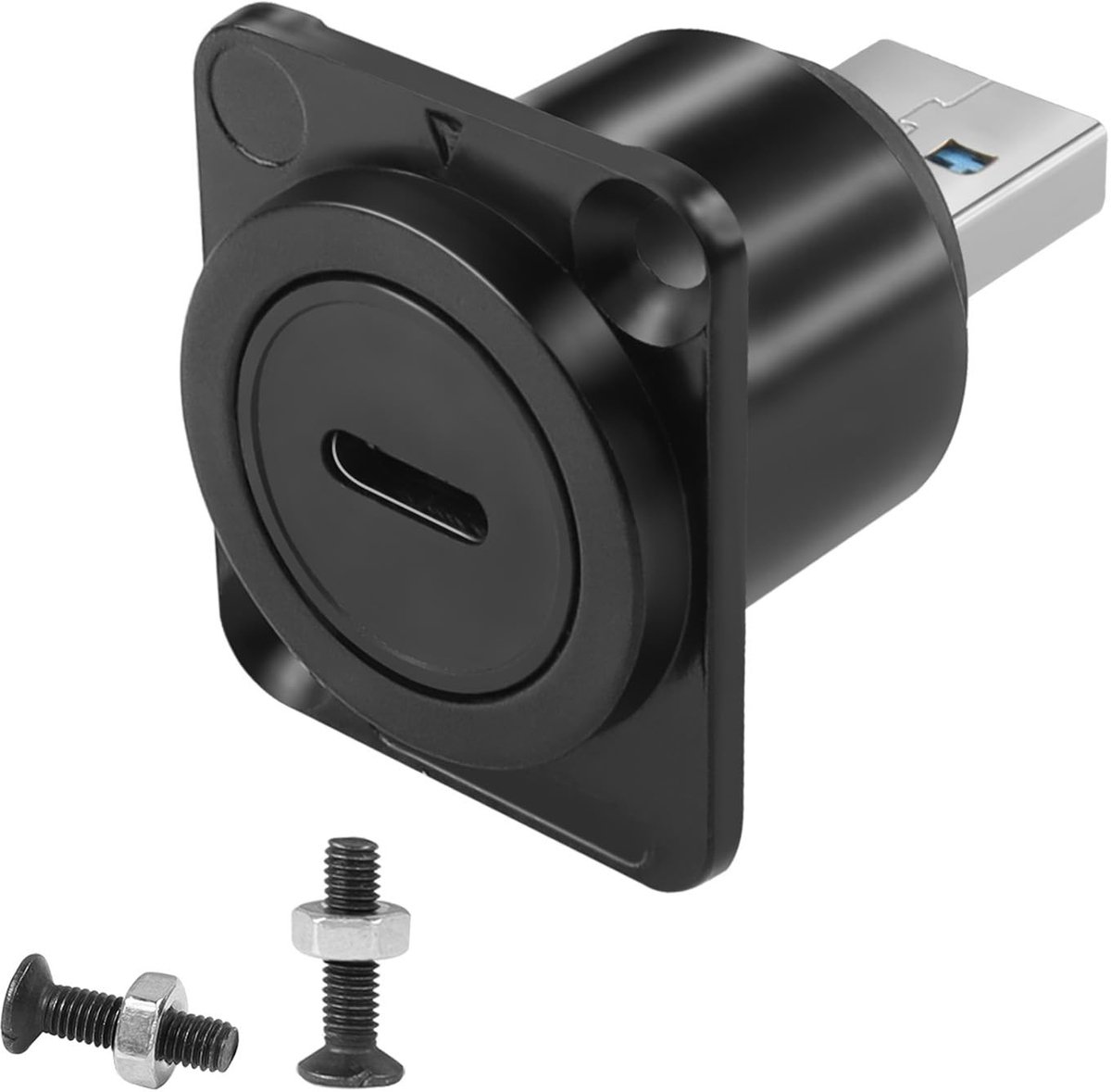 Dailygoods - USB 3.0 naar USB C Paneel Montageadapter