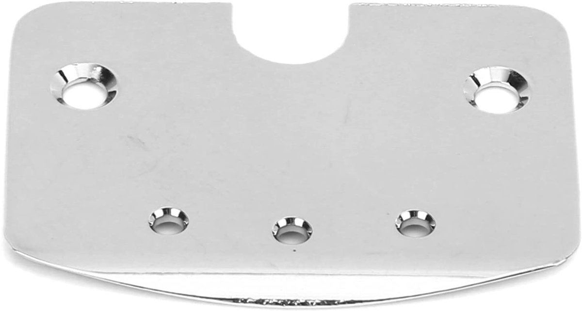 Dailygoods - Messing-geplateerde Gitaarhalsplaat voor Drie-snarige Gitaar