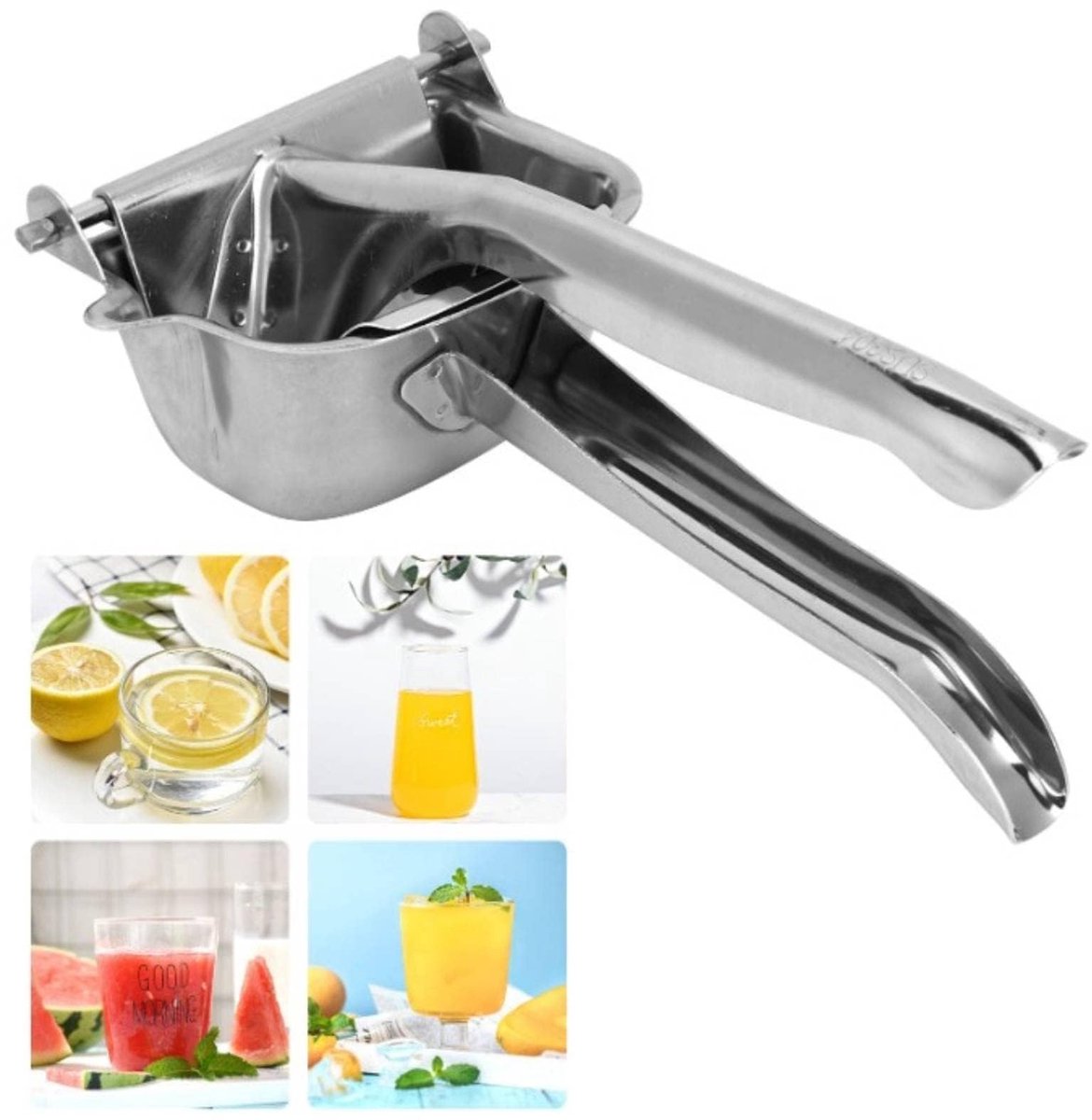 Dailygoods - RVS Handheld Citruspers voor Citroenen en Limoenen