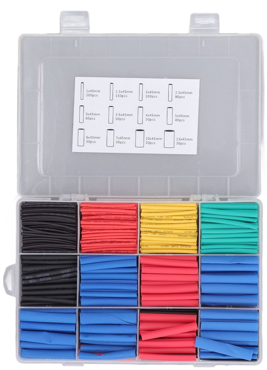 Dailygoods - Innovra - Dailygoods - Krimpkous Tubing Kit voor Elektrische Draad