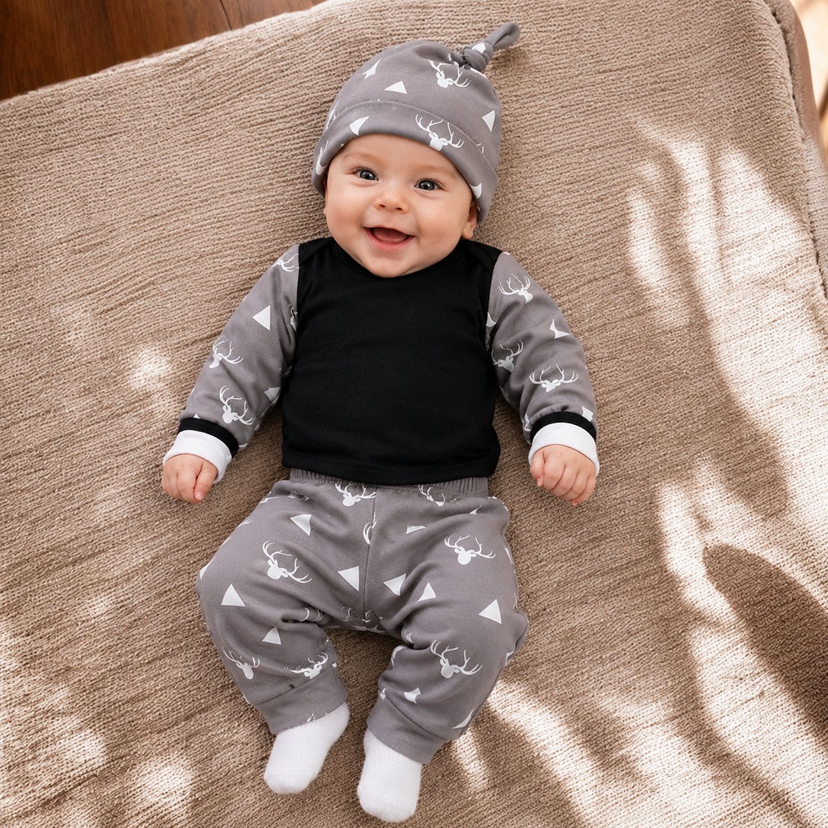 Nezr® Newborn Baby Kleding Set - Jongens en Meisjes Romper - Kraamcadeau - Babyshower Cadeau - 0-3 Maanden