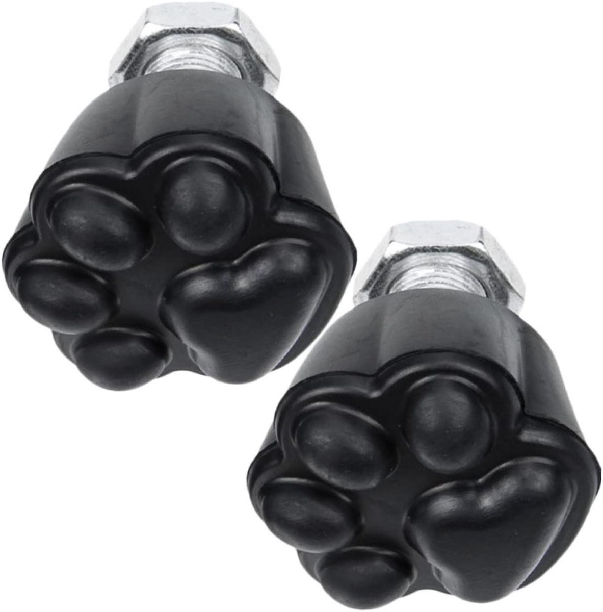 Rolschaats Stoppers - Remblokken Set - Veilig Remmen - Slijtvast Rubber - 5.5x5.5cm - Zwart