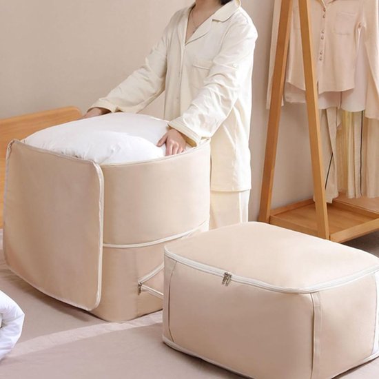 Reis Pakket Organizers - Koffer Organizer - Ruimte Besparen - Compressie Ontwerp - XL Formaat - Medium Oat — afbeelding 4