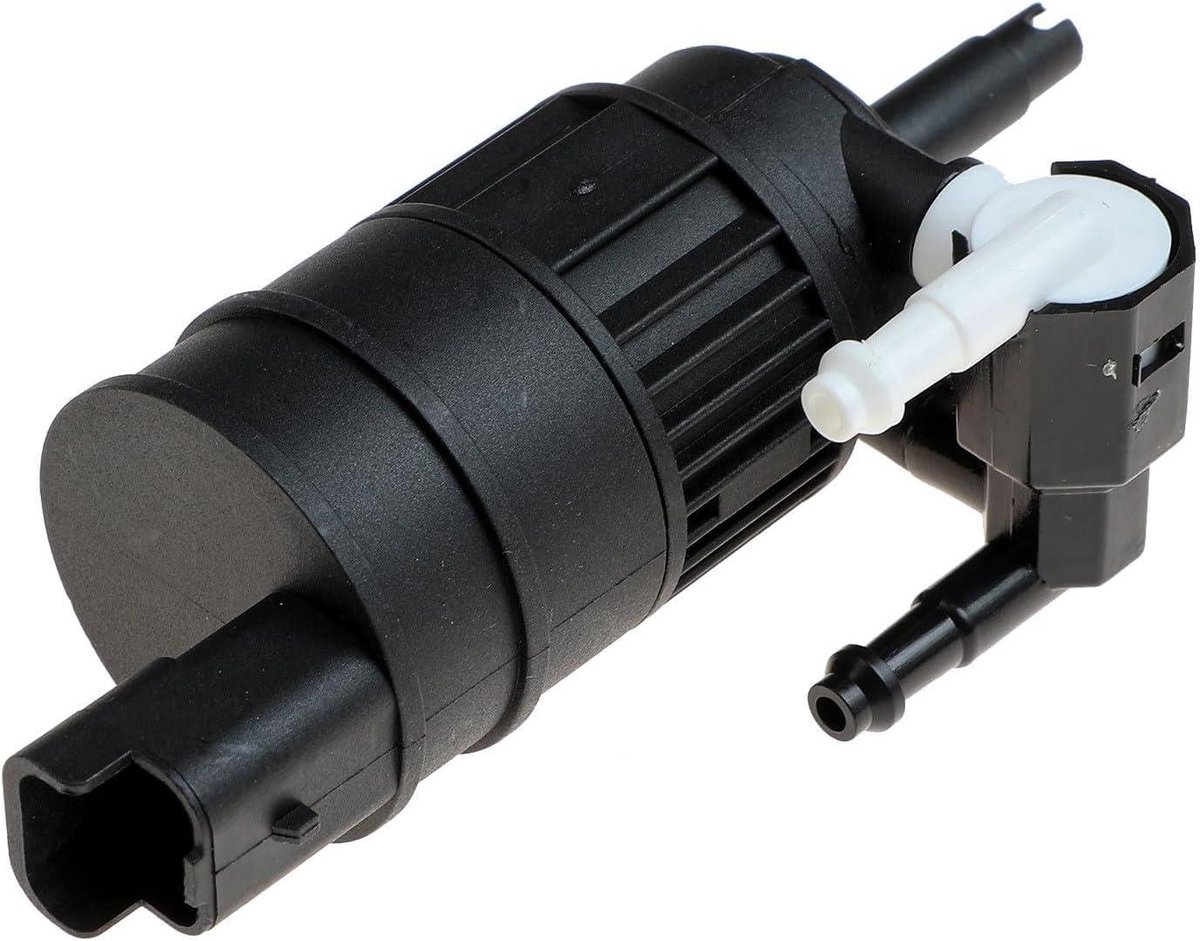 Ruitensproeierpomp - Watersproeier pomp - Auto Onderhoud - Directe Vervanging - 12 Volt - Zwart en wit