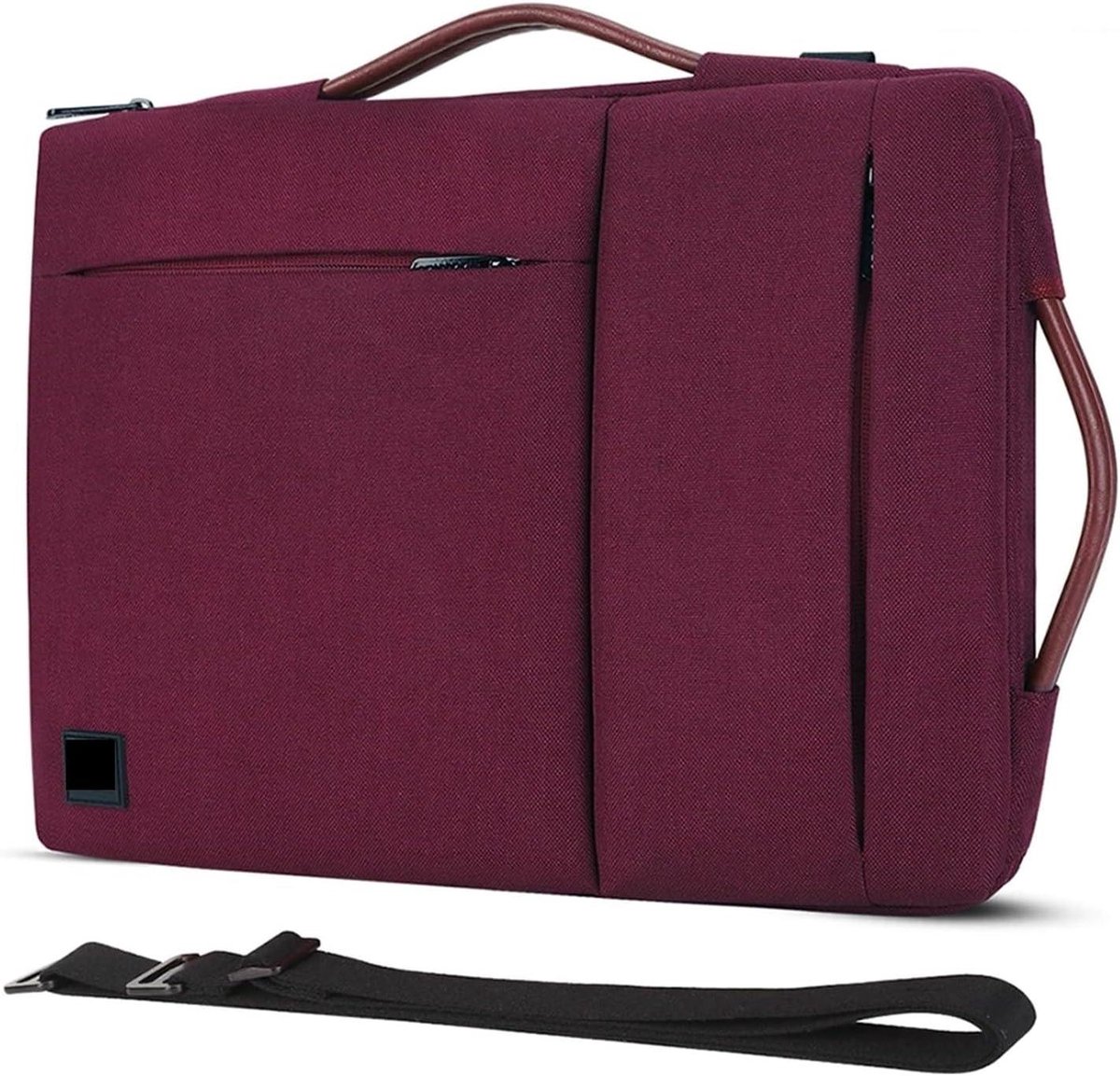 Laptoptas - Notebookhoes - Veilig Vervoer - Schokbestendig - Tot 17 inch - Rood