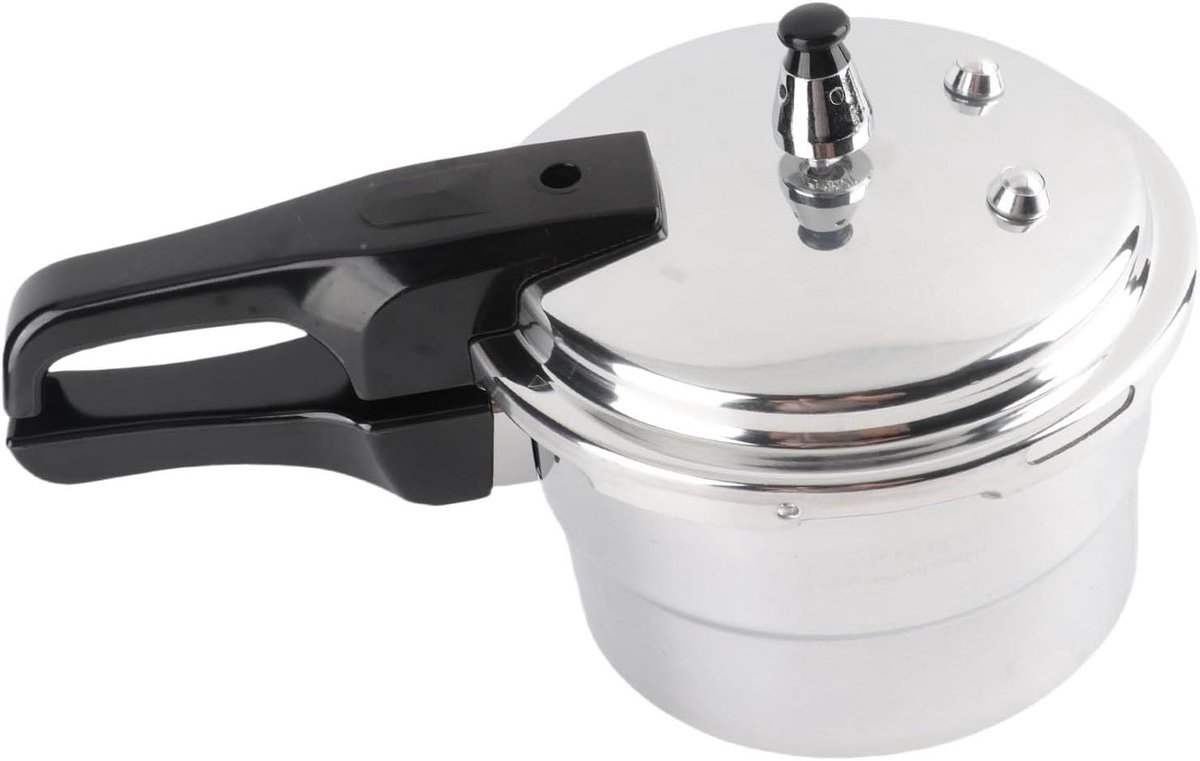 Snelkookpan - Drukpan Kookpot - Snel Koken - Aluminiumlegering - 4 Liter - Zilver