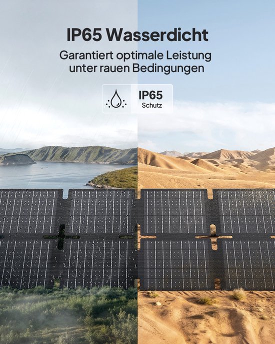BLUETTI 60 W Opvouwbaar Zonnepaneel Sora 60 - IP65 spatwaterbescherming - Geschikt voor Elite 30 V2 / Elite 10 Zonne-energiegenerator — afbeelding 2