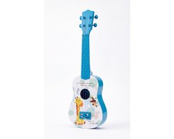 Guitar G - Speelgoed Gitaar Giraf – kindergitaar blauw - 54CM
