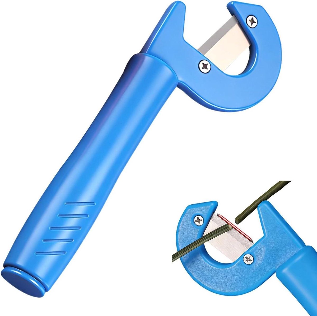 Oogstschaar - Tuinschaar Snoeischaar - Fruit en Groenten - Antislip Handvat - 16.3 cm - Zwart