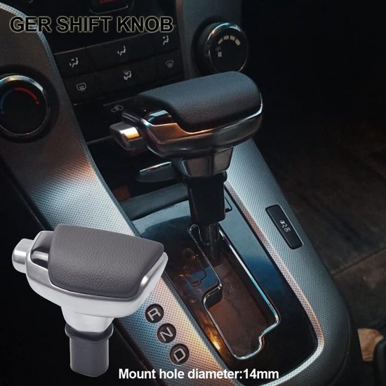 Schakelpook Knop - Versnellingspook Handvat - Auto Interieur - Eenvoudige Installatie - 20 centimeters - Zwart — afbeelding 2