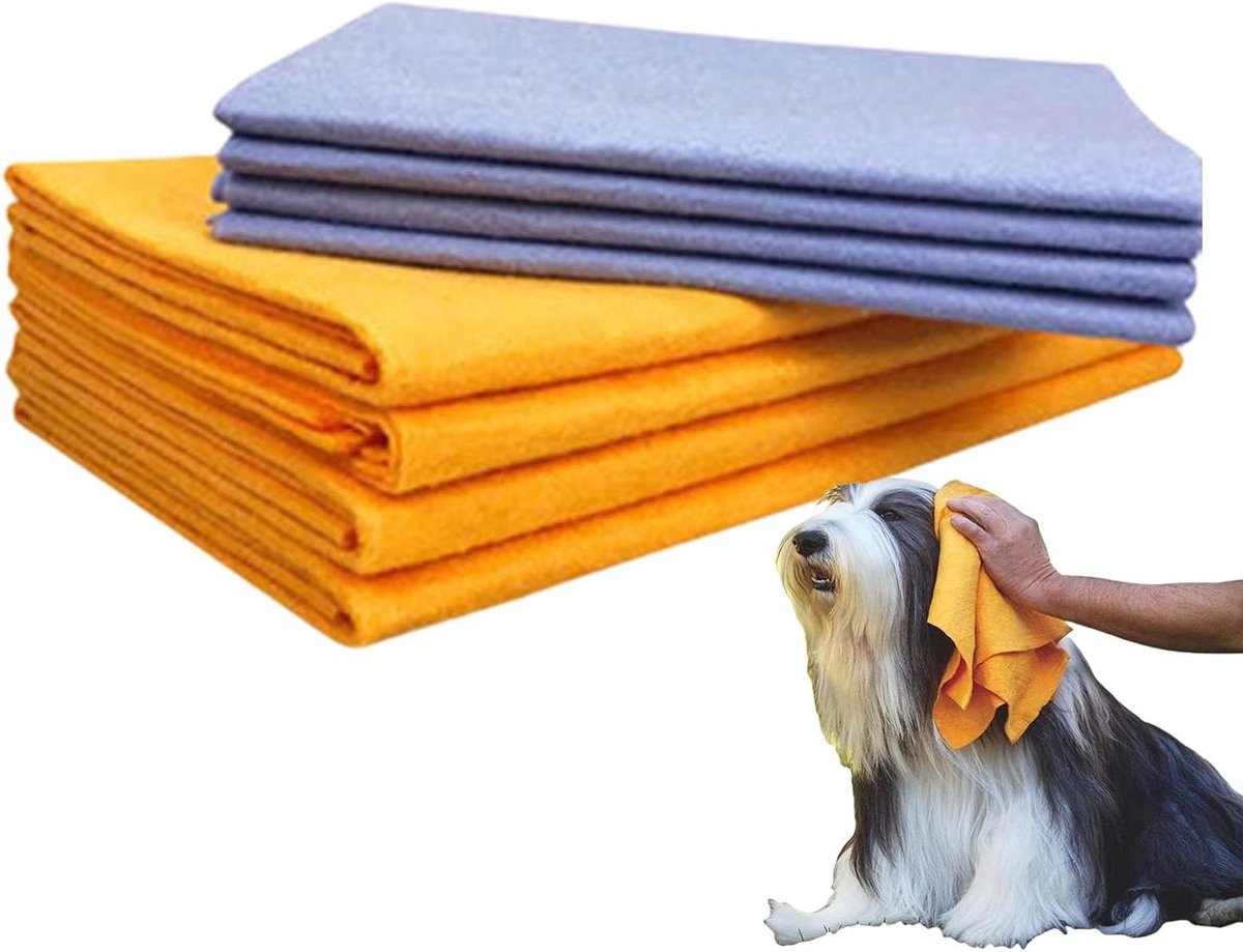 Reinigingsdoeken - Zeem handdoeken - Auto en thuis - Super absorberend - 50 x 60 cm - Wit
