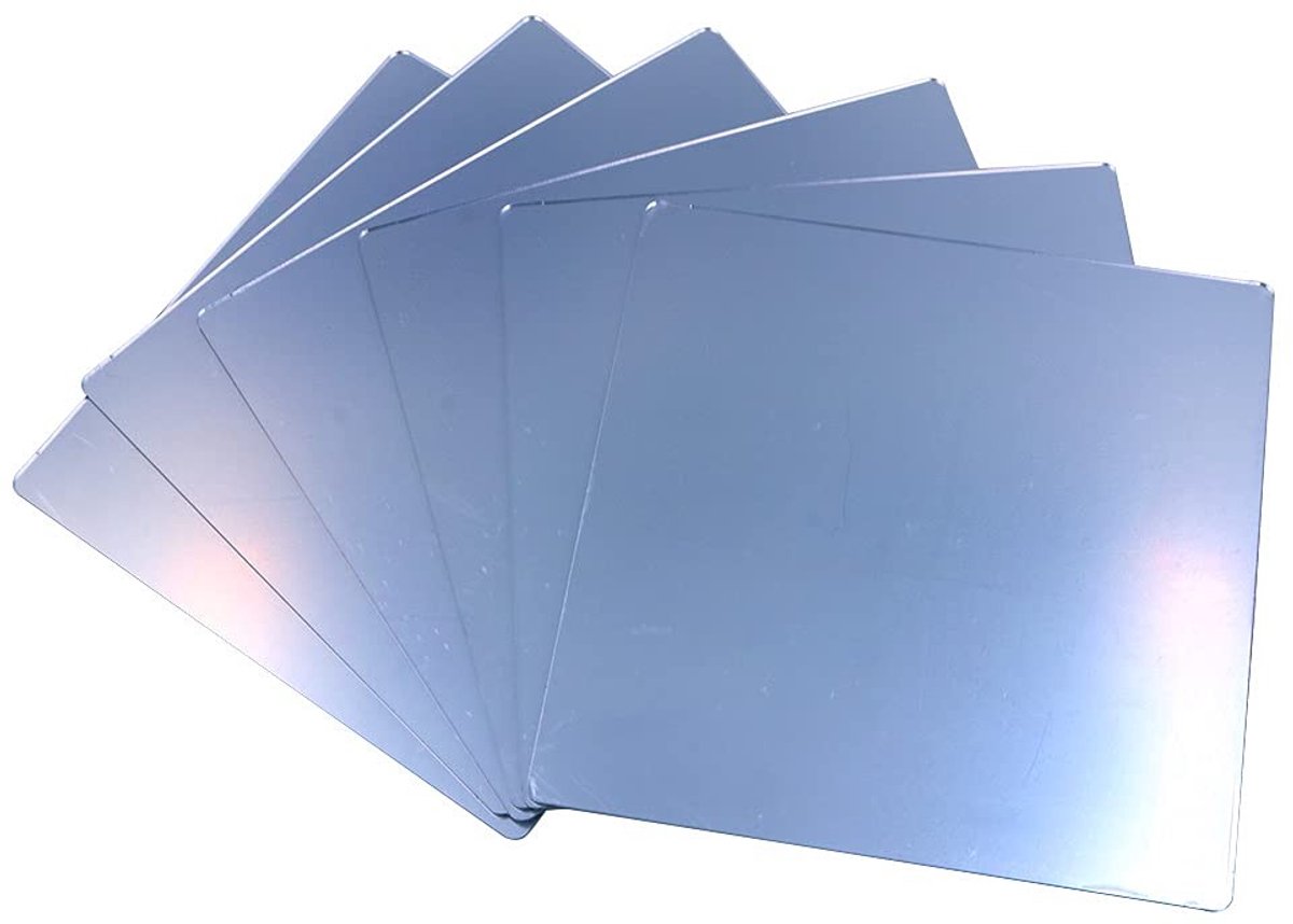 Innovra - Cosensi - Dailygoods - 4-Pack Zelfklevende Acryl Spiegeltegels 30x30cm