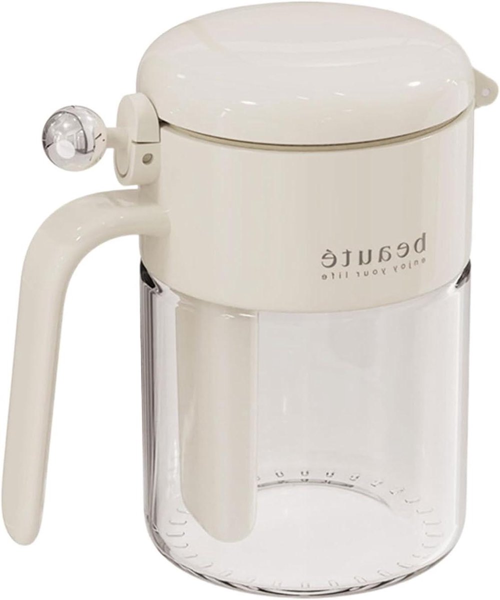 Kruidenpotten - Specerij containers - Nauwkeurig doseren - Ingebouwde maatlepel - 400 ml - Wit