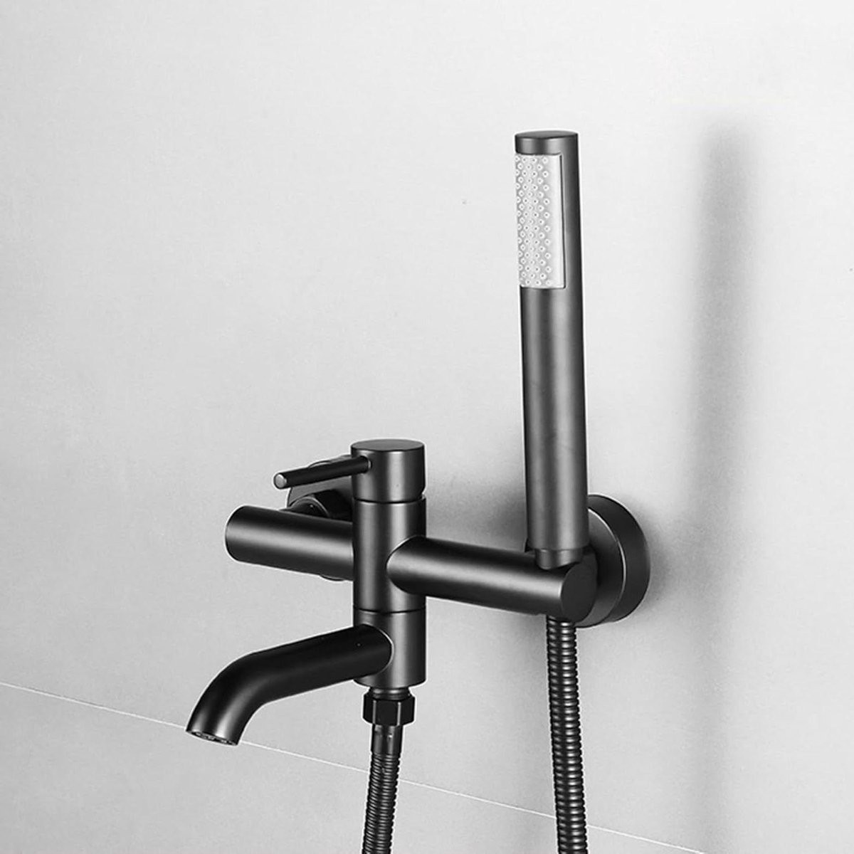 Douchekraan Bad - Wandmengkraan Systeem - Badkamer Vernieuwen - 90° Draaibare Uitloop - 14
