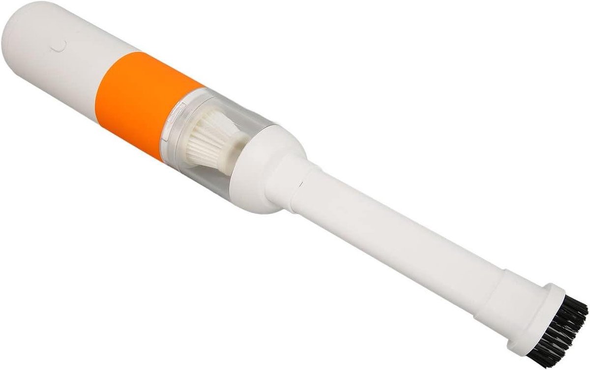 Draadloze Stofzuiger - Mini Stofzuiger - Auto Interieur Reinigen - Snel Oplaadbaar - 27x12x6 cm - Geel