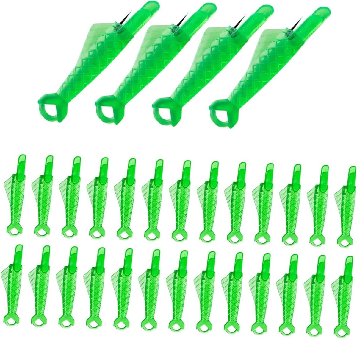 Naaldinsteekhulp - Naaiaccessoire - Snel Naaien - Visvormig Ontwerp - 30 Stuks - Groen