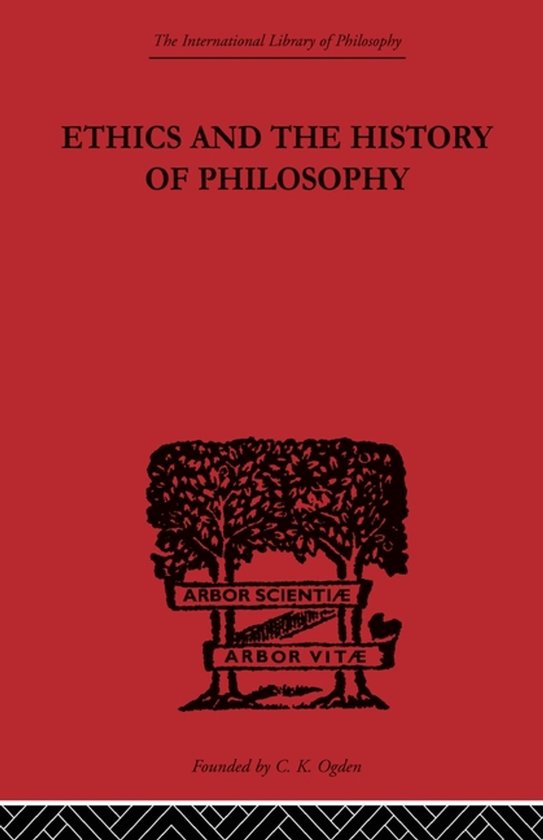 Ethics and the History of Philosophy - cover
