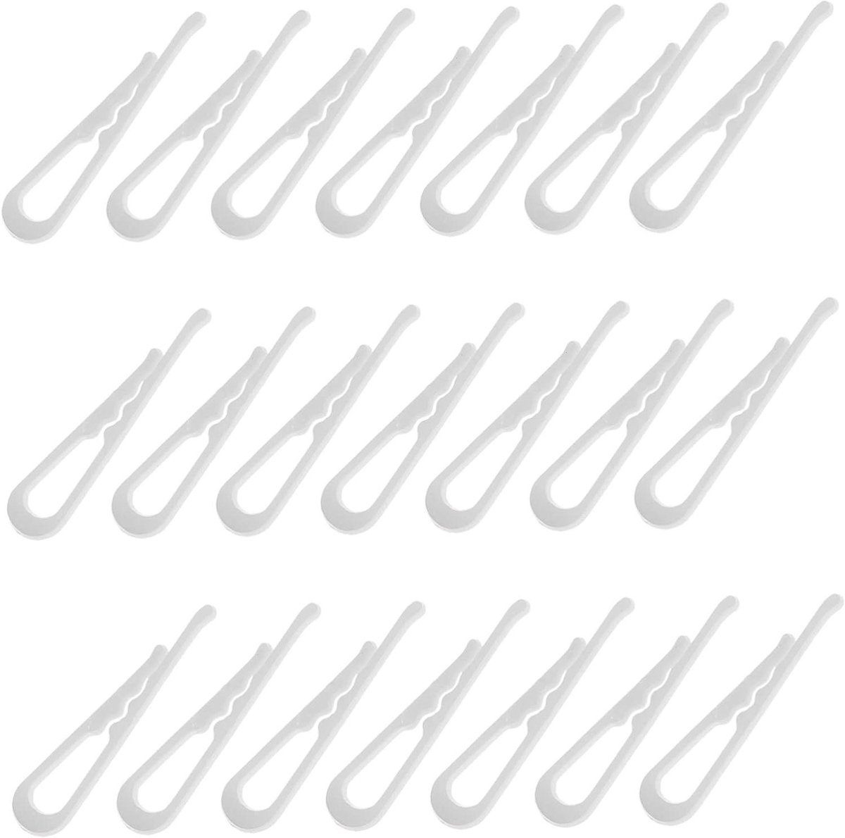 Kleding Clips - Bevestigingsclips - Kleding Organiseren - Tandvormig Ontwerp - 200 Stuks - Wit